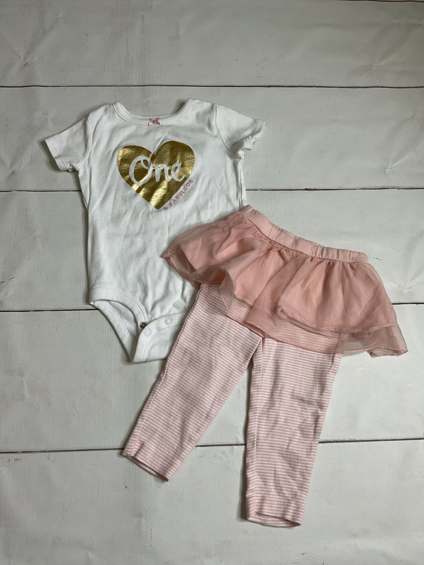 Carter's Size 12M 2pc Outfit