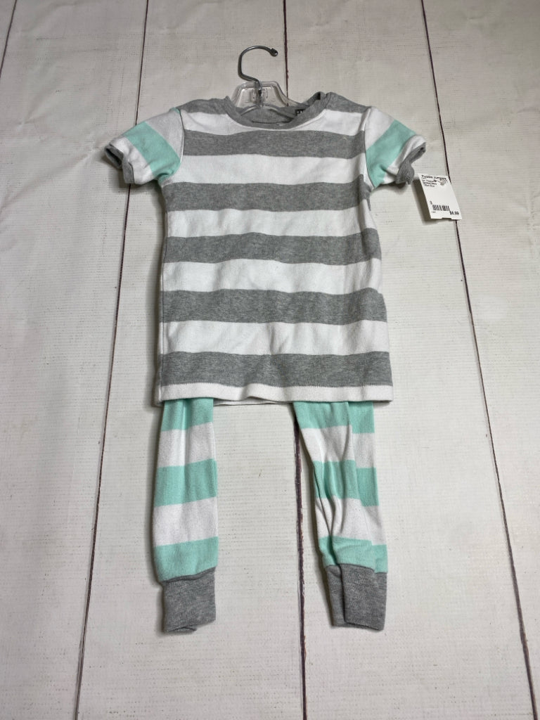 Spotted Zebra Size 3 3pc. Pajamas