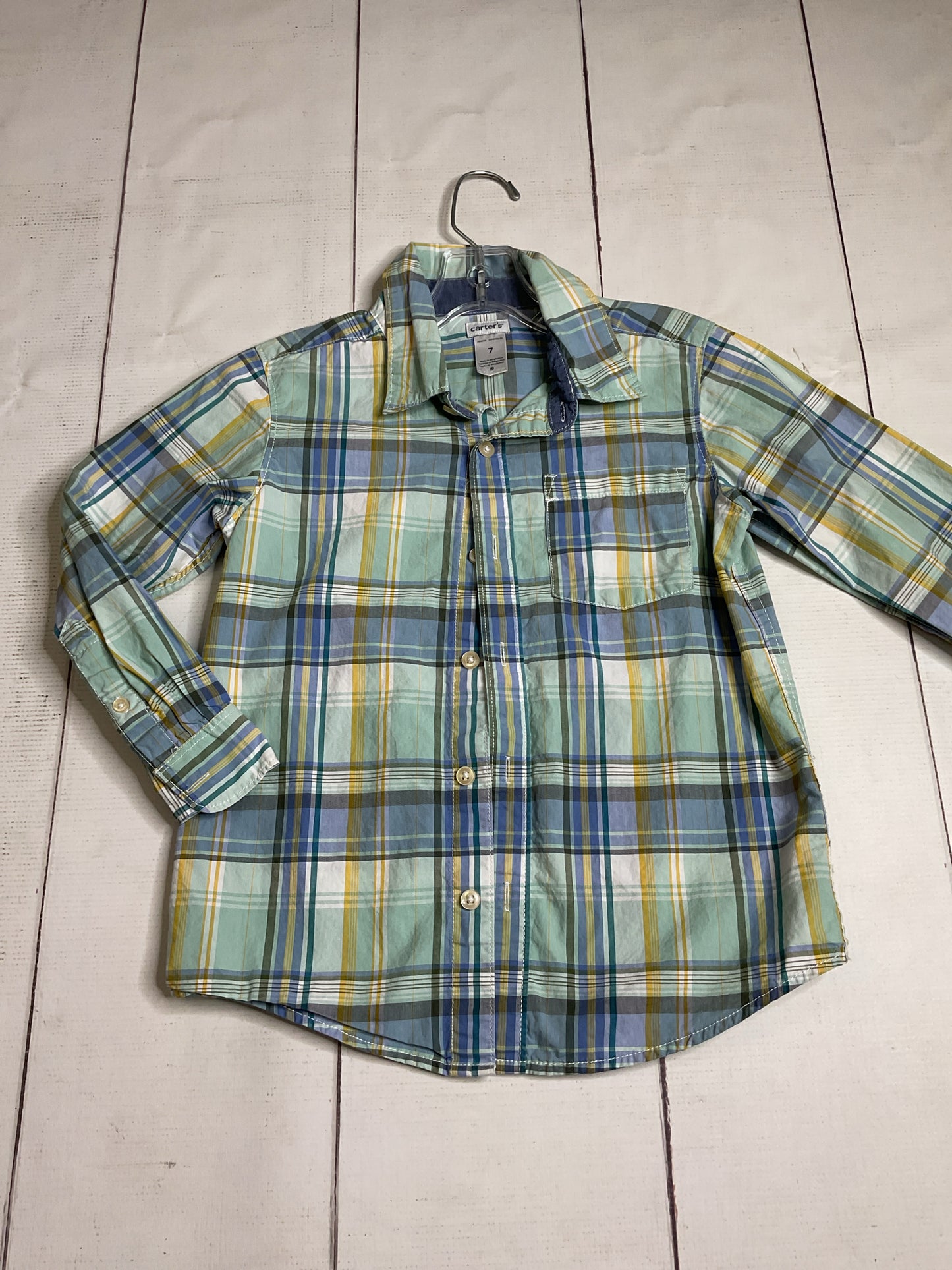 Carter's Size 7 Button Up