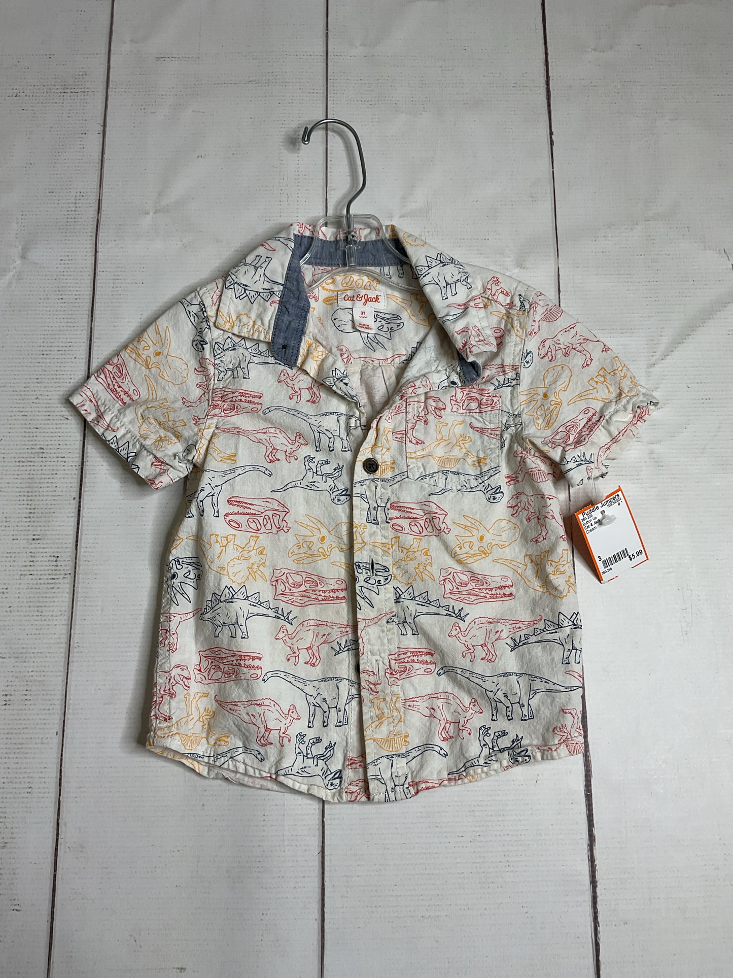 Cat & Jack Size 3 Button Up