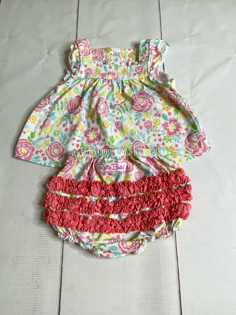 Ruffle Butts Size 3/6M 2pc Outfit