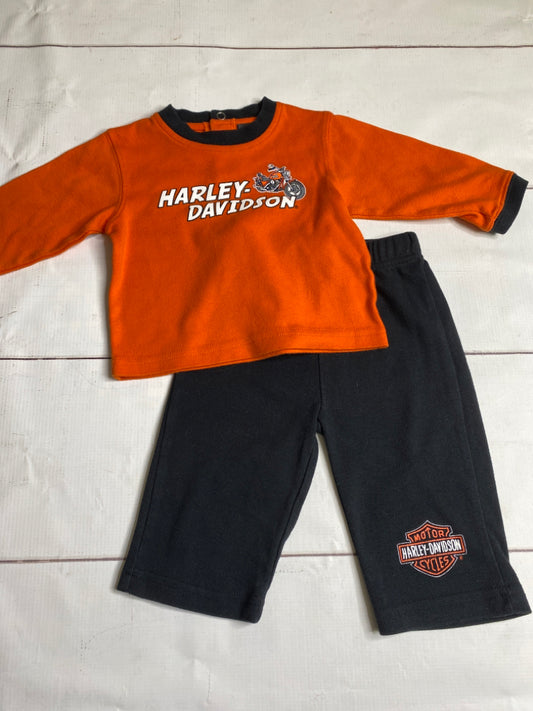 Harley Davidson Size 6/9M 2pc. Outfit